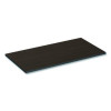 Reversible Laminate Table Top, Rectangular, 47.63w X 23.63d, Espresso/Walnut