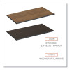 Reversible Laminate Table Top, Rectangular, 47.63w X 23.63d, Espresso/Walnut