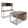 Reversible Laminate Table Top, Rectangular, 59.38w X 29.5d, Espresso/Walnut