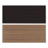 Reversible Laminate Table Top, Rectangular, 71.5w X 29.5d, Espresso/Walnut