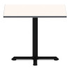 Reversible Laminate Table Top, Square, 35.38w X 35.38d, White/Gray