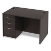Alera Valencia Series Straight Front Desk Shell, 47.25" X 29.5" X 29.63", Espresso
