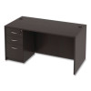 Alera Valencia Series Straight Front Desk Shell, 59.13" X 29.5" X 29.63", Espresso