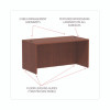 Alera Valencia Series Straight Front Desk Shell, 59.13" X 29.5" X 29.63", Medium Cherry