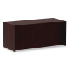 Alera Valencia Series Straight Front Desk Shell, 65" X 29.5" X 29.63", Mahogany
