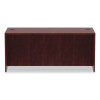 Alera Valencia Series Straight Front Desk Shell, 65" X 29.5" X 29.63", Mahogany
