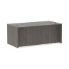Alera Valencia Series Straight Front Desk Shell, 71" x 35.5" x 29.63", Gray