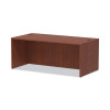 Alera Valencia Series Straight Front Desk Shell, 71" X 35.5" X 29.63", Medium Cherry