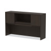 Alera Valencia Series Hutch With Doors, 4 Compartments, 58.88w x 15d x 35.38h, Espresso