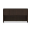 Alera Valencia Series Hutch With Doors, 4 Compartments, 64.75w x 15d x 35.38h, Espresso