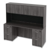Alera Valencia Tackboard For Open Storage Hutch, 62.38w X 0.5d X 14h, Charcoal