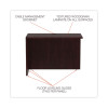 Alera Valencia Series Reversible Return/Bridge Shell, 42w x 23.63d x 29.5h. Mahogany