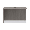Alera Valencia Series Reversible Return/Bridge Shell, 47.25w x 23.63d x 29.5h, Gray