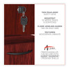 Alera Valencia Series Lateral File, 2 Legal/Letter-Size File Drawers, Mahogany, 34" X 22.75" X 29.5"