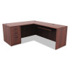 Alera Valencia Series Full Pedestal File, Left/Right, 3-Drawers Box/Box/File, Legal/Letter, Medium Cherry, 15.63"x20.5"x28.5"