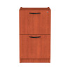 Alera Valencia Series Full Pedestal File, Left/Right, 2 Legal/Letter-Size File Drawers, Medium Cherry, 15.63" X 20.5" X 28.5"