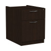 Alera Valencia Series Hanging Pedestal File, Left/Right, 2-Drawers: Box/File, Legal/Letter, Espresso, 15.63" X 20.5" X 19.25"