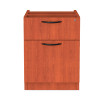 Alera Valencia Series Hanging Pedestal File, Left/Right, 2-Drawer Box/File, Legal/Letter, Medium Cherry, 15.63 x 20.5 x 19.25