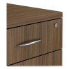 Alera Valencia Series Mobile Pedestal File, Left/Right, 3-Drawer: Box/Box/File, Legal/Letter, Walnut, 15.88 X 20.5 X 28.38