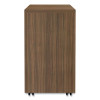 Alera Valencia Series Mobile Pedestal File, Left/Right, 3-Drawer: Box/Box/File, Legal/Letter, Walnut, 15.88 X 20.5 X 28.38