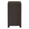 Alera Valencia Series Mobile Pedestal, Left Or Right, 2 Legal/Letter-Size File Drawers, Espresso, 15.38" X 20" X 26.63"