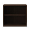 Alera Valencia Series Bookcase, Two-Shelf, 31.75w x 14d x 29.5h, Espresso