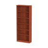 Alera Valencia Series Bookcase, Six-Shelf, 31.75w x 14d x 80.25h, Medium Cherry