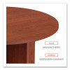 Alera Valencia Round Conference Table With Legs, 42" Diameter x 29.5h, Medium Cherry