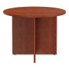 Alera Valencia Round Conference Table With Legs, 42" Diameter x 29.5h, Medium Cherry