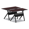 Flip And Nest Table Base, 32.25w X 23.63d X 28.5h, Black