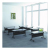 Alera Valencia Flip Training Table Base, Modesty Panel, 57.88w x 19.75d x 28.5h, Black