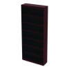 Alera Valencia Series Square Corner Bookcase, Seven-Shelf, 35.63w x 11.81d x 83.86h, Mahogany