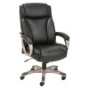 Alera Veon Series Executive High-Back Bonded Leather Chair, Supports Up To 275 Lb, Black Seat/Back, Graphite Base