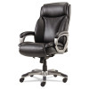 Alera Veon Series Executive High-Back Bonded Leather Chair, Supports Up To 275 Lb, Black Seat/Back, Graphite Base