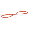 Non-Latex Rubber Bands, Size 19, 0.04" Gauge, Orange, 1 Lb Box, 1,440/Box