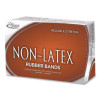 Non-Latex Rubber Bands, Size 33, 0.04" Gauge, Orange, 1 Lb Box, 720/Box