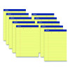 Perforated Writing Pads, Wide/Legal Rule, (50) Canary Yellow 8.5 x 11 Sheets, Dozen