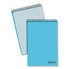 Steno Pads, Blue Cover, Gregg Rule, (80) Green-Tint 6 x 9 Sheets