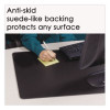 Rhinolin Ii Desk Pad With Antimicrobial Protection, 24" x 17", Black