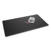 Rhinolin Ii Desk Pad With Antimicrobial Protection, 17" x 12", Black