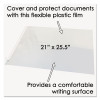 Second Sight Clear Plastic Desk Protector, Hinged Top Protector, 25.5" x 21", Clear