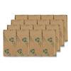 Recycled Multifold Paper Towels, 1-Ply, 9.5 x 9.5, Natural Kraft, 250/Pack, 16 Packs/Carton