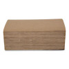 Recycled Multifold Paper Towels, 1-Ply, 9.5 x 9.5, Natural Kraft, 250/Pack, 16 Packs/Carton