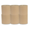 Recycled Hardwound Paper Towels, 1-Ply, 7.88" x 800 Ft, 1.6 Core, Kraft, 6 Rolls/Carton