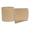 Recycled Hardwound Paper Towels, 1-Ply, 7.88" x 800 Ft, 1.6 Core, Kraft, 6 Rolls/Carton