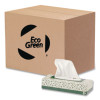 Recycled Two-Ply Facial Tissue, White, 150 Sheets/Box, 20 Boxes/Carton