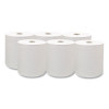 Hardwound Paper Towel Roll, Virgin Paper, 1-Ply, 7.88" X 800 Ft, White, 6/Carton