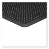 Bubble Flex Anti-Fatigue Mat, Rectangular, Black Crush-Resistant Non-Slip Surface, 24" x 36"