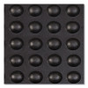 Bubble Flex Anti-Fatigue Mat, Rectangular, Black Crush-Resistant Non-Slip Surface, 36" x 48"