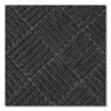 Ecomat Crosshatch Entry Mat, Rectangular, Charcoal Gray Crush-Resistant Ribbed Surface, 48" x 72"
